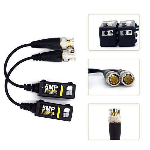 Balun 5mpx passivo video - balun,