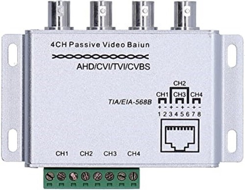 1pc 4ch passive utp - 1pc, video