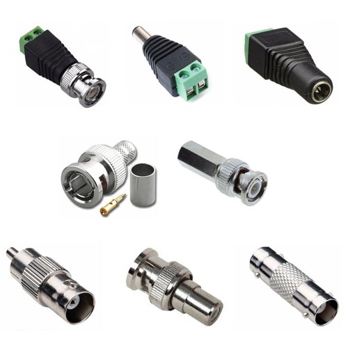 Connettore cctv bnc - bnc, crimpare