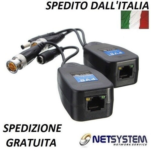 Telecamera balun cat5e 6 - balun,