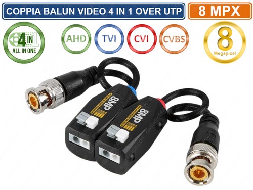 Coppia trasmettitori bnc video - bnc,