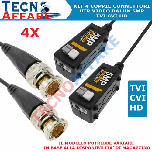 Kit video balun - kit, utp