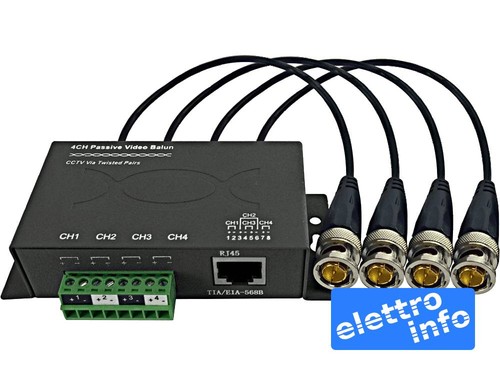 Balun passivo video - passivo, 4